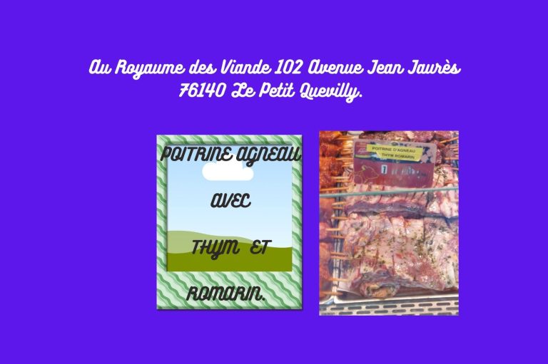 Traçabilité de la viande Au Royaume des Viandes